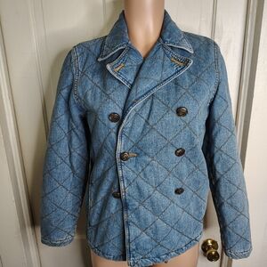 Ralph Lauren Quilted Blue Jean Jacket